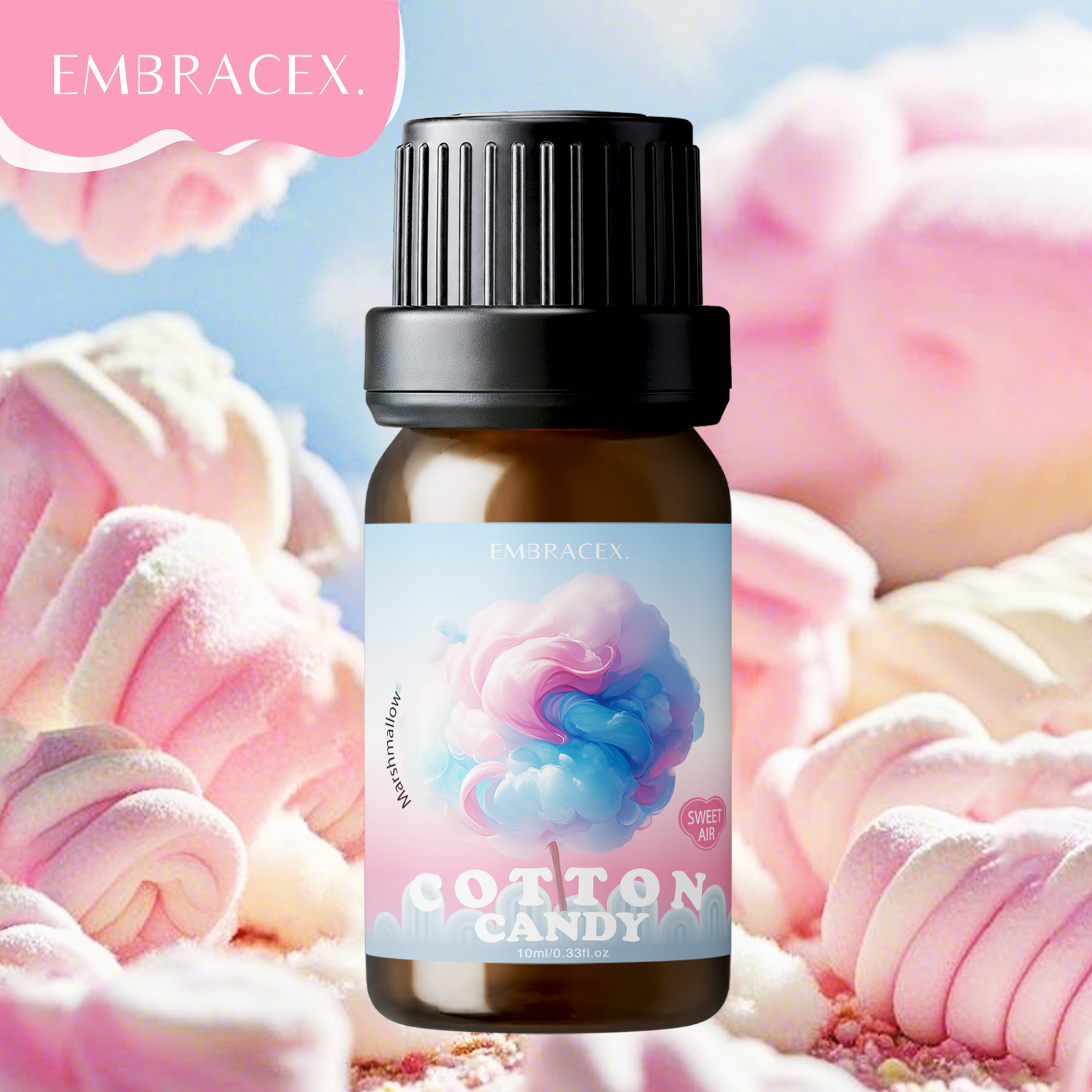 Perfume Fragrance Oil - 10ml 마시멜로/솜사탕 향 오일 달콤하고 오래